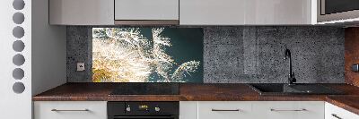 Salpicadero para cocina semillas de diente de león