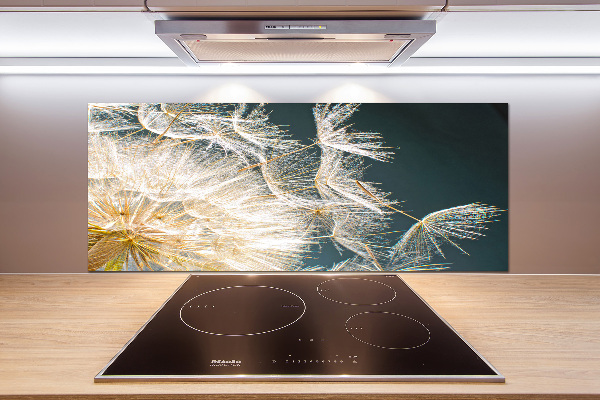 Salpicadero para cocina semillas de diente de león