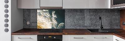 Salpicadero para cocina semillas de diente de león