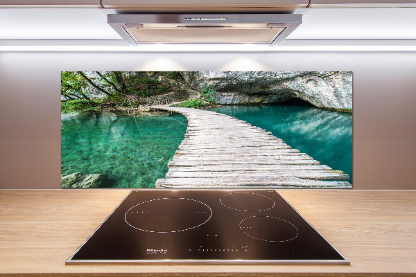 Panel do kuchni Jeziora Plitwickie