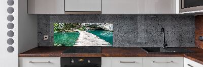 Panel de pared de cocina Lagos de Plitvice