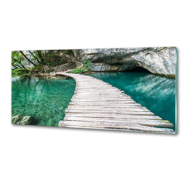 Panel do kuchni Jeziora Plitwickie