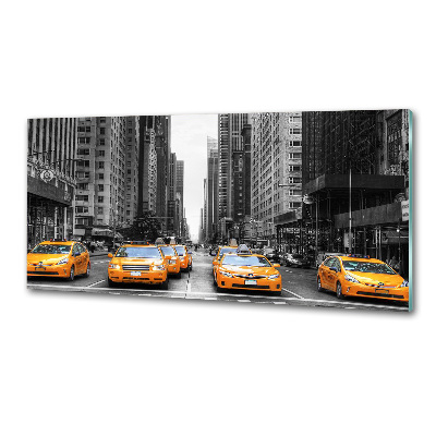 Panel de pared de cocina Taxis de Nueva York