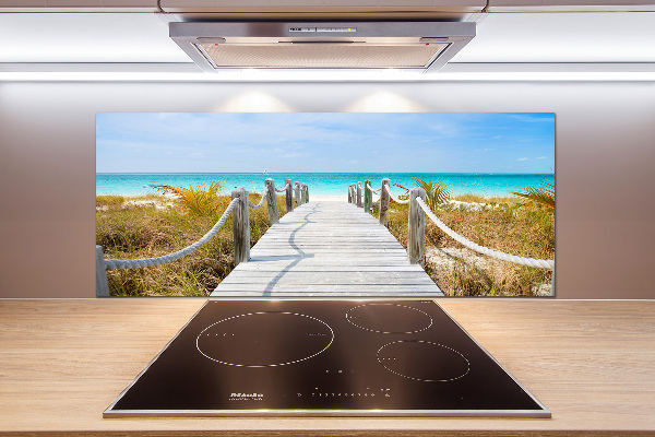 Panel do kuchni Ścieżka nad morzem