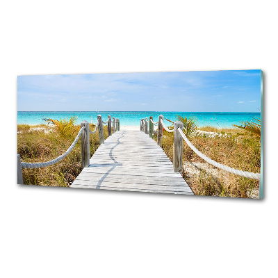 Panel do kuchni Ścieżka nad morzem