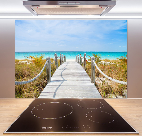 Panel do kuchni Ścieżka nad morzem