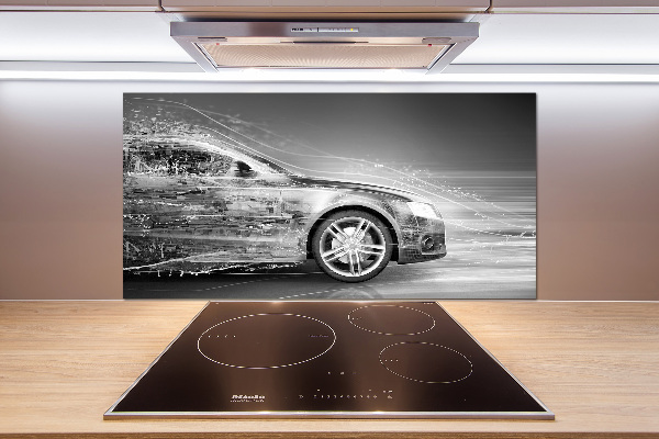 Panel do kuchni Pędzący samochód