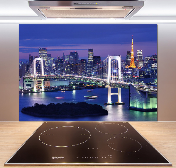 Panel de pared de cocina Puente de Tokio