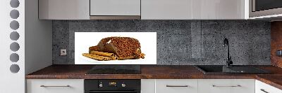 Panel de pared de cocina Pan de jengibre y vainilla