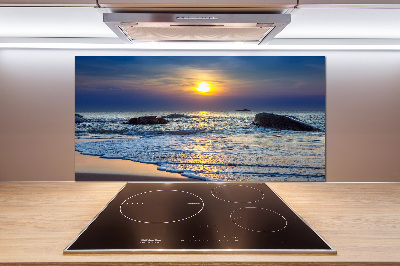 Salpicadero de cocina Mar al atardecer