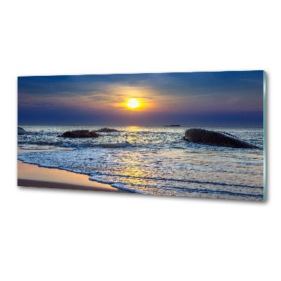 Salpicadero de cocina Mar al atardecer