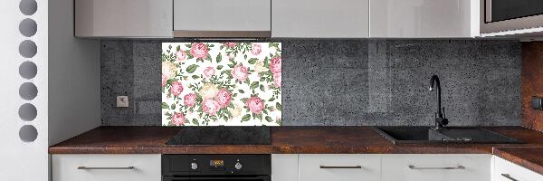 Panel de pared de cocina Rosas