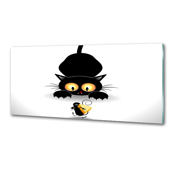 Salpicadero para cocina El gato y el ratón