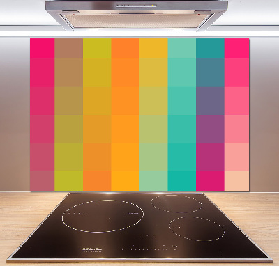 Panel antisalpicaduras Cuadrados coloridos