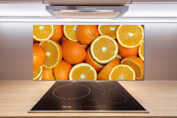 Salpicadero para cocina Mitades de naranja