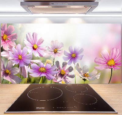 Salpicadero de cocina Flores en el prado