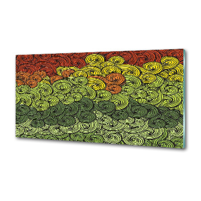 Salpicadero para cocina Ondas de colores