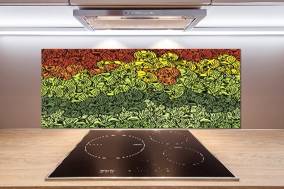 Salpicadero para cocina Ondas de colores