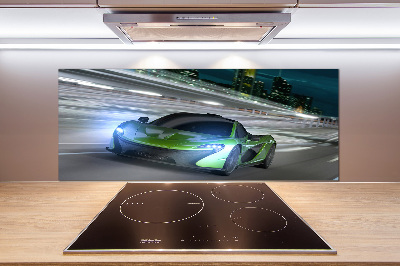 Panel dekor szkło Wyścigówka