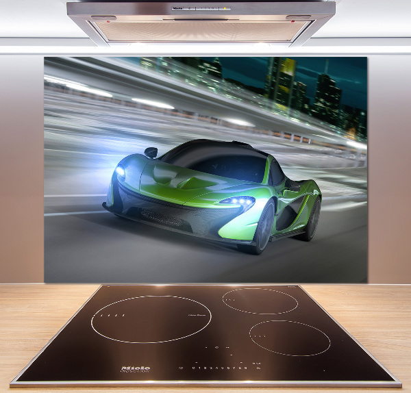 Panel dekor szkło Wyścigówka