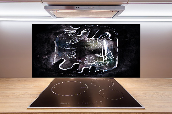 Panel do kuchni Motyle w słoiku