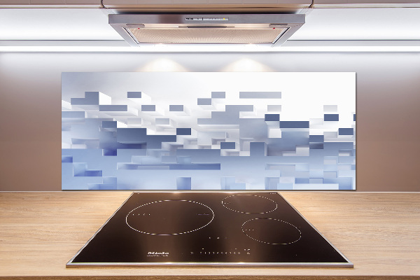 Salpicadero de cocina Abstracción cúbica