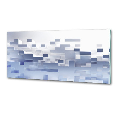 Salpicadero de cocina Abstracción cúbica