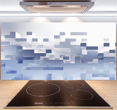 Salpicadero de cocina Abstracción cúbica