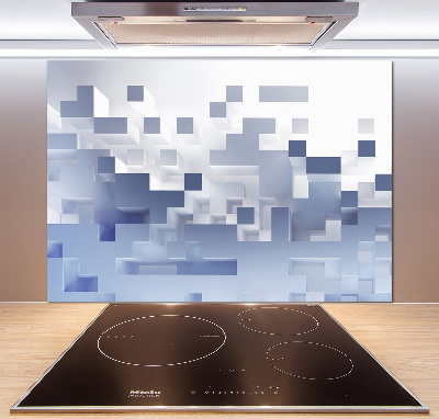 Salpicadero de cocina Abstracción cúbica