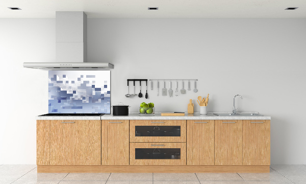 Salpicadero de cocina Abstracción cúbica