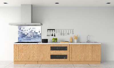 Salpicadero de cocina Abstracción cúbica