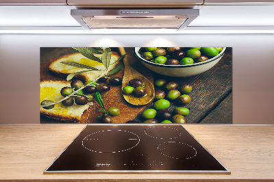 Panel szklany do kuchni Oliwki