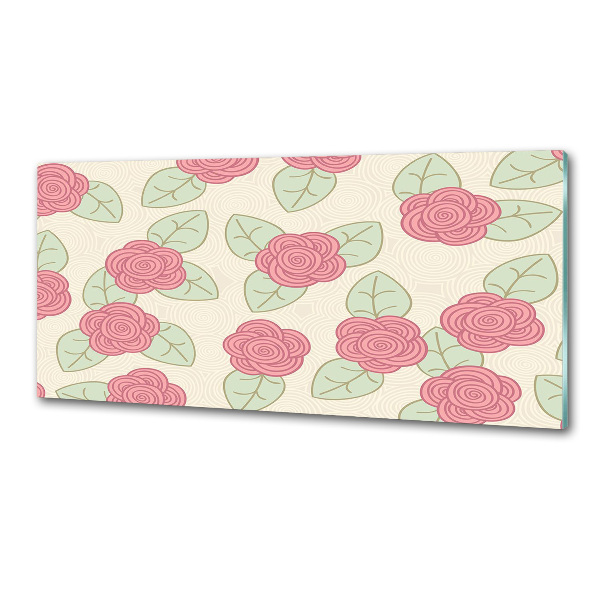 Panel antisalpicaduras Rosas