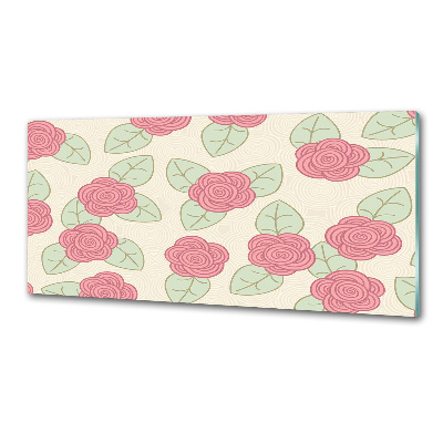 Panel antisalpicaduras Rosas