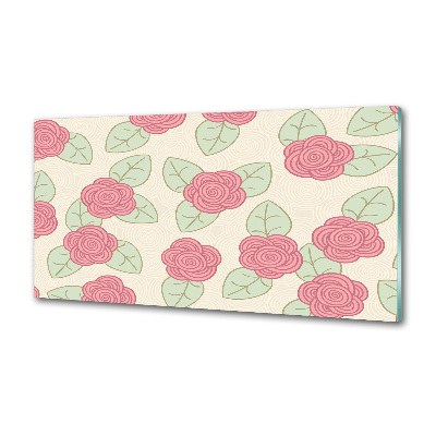 Panel antisalpicaduras Rosas