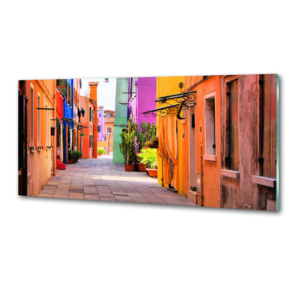 Salpicadero de cocina Calles coloridas