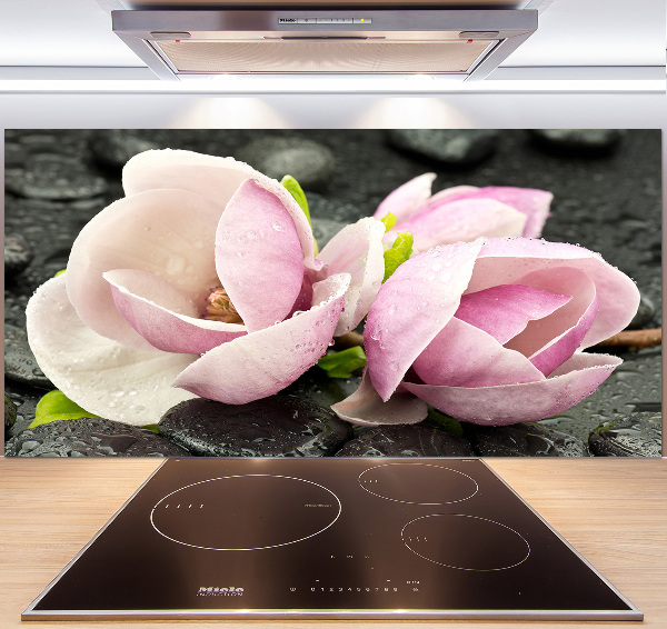 Panel antisalpicaduras Piedra zen de magnolia