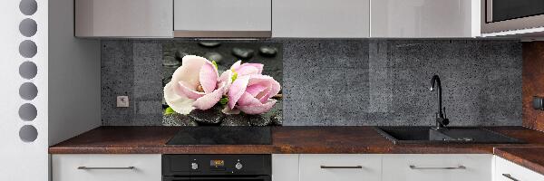 Panel antisalpicaduras Piedra zen de magnolia