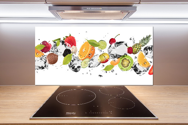 Panel antisalpicaduras Fruta y agua