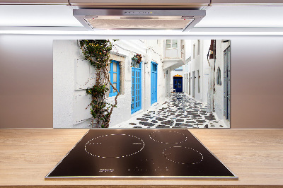 Panel para cocina calles griegas