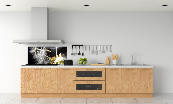 Panel antisalpicaduras semillas de diente de león