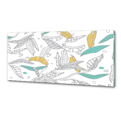 Panel antisalpicaduras Hojas coloridas