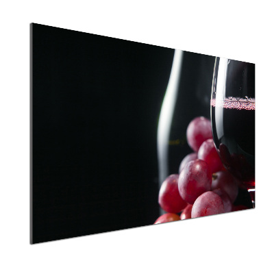 Panel para cocina Uvas y vino