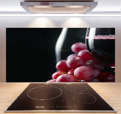 Panel para cocina Uvas y vino