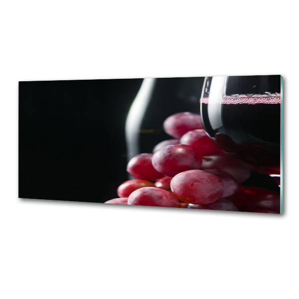 Panel para cocina Uvas y vino