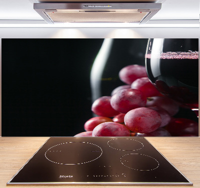Panel para cocina Uvas y vino