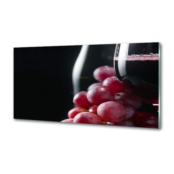 Panel para cocina Uvas y vino