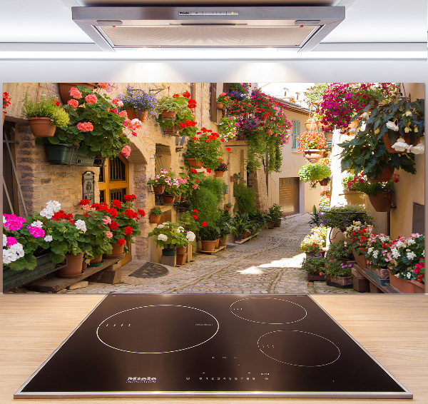 Salpicadero de cocina Una calle con encanto