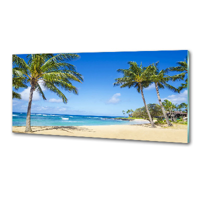 Panel de pared de cocina Playa tropical