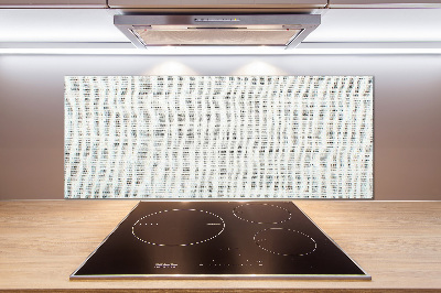 Panel para cocina Lienzo de lino blanco